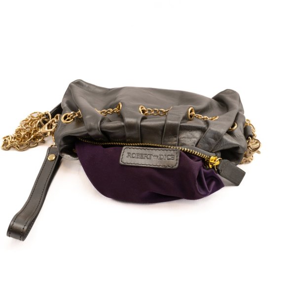 Robert Dice Gray Shoulder or Crossbody Bag - Picture 2 of 6